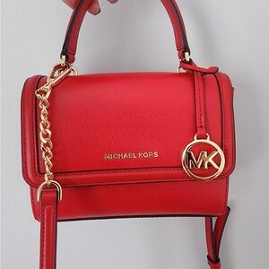Michael Kors Scarlet Crossbody with Gold Accents